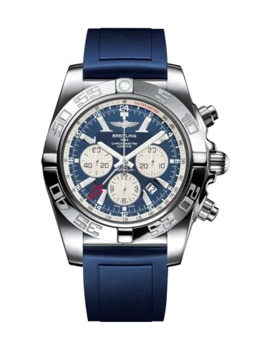 Breitling - AB041012.C834.139S Chronomat 47 GMT Stainless Steel / Metallica Blue / Rubber