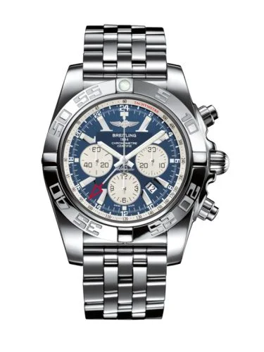 Breitling - AB041012.C834.383A Chronomat 47 GMT Stainless Steel / Metallica Blue /