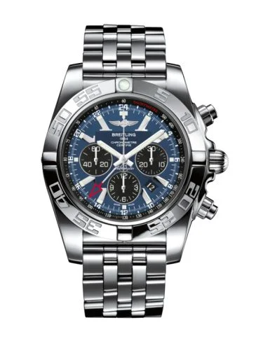 Breitling - AB041012.C835.383A Chronomat 47 GMT Stainless Steel / Blackeye Blue