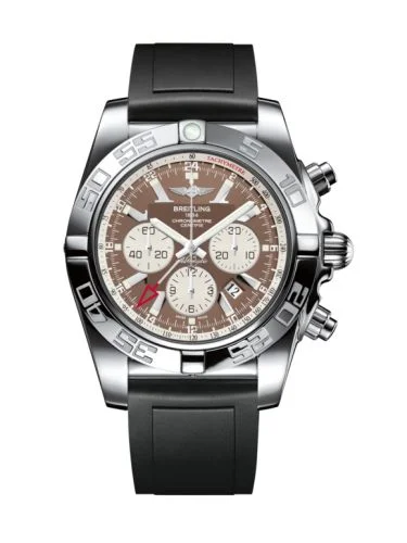 Breitling - AB041012.Q586.135S Chronomat 47 GMT Stainless Steel / Metallica Brown / Rubber
