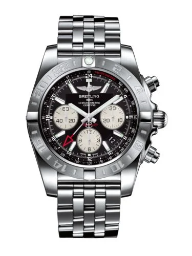 Breitling - AB042011.BB56.375A Chronomat 44 GMT Stainless Steel / Onyx Black / Bracelet
