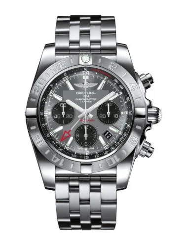 Breitling - AB042011.F561.375A Chronomat 44 GMT Stainless Steel / Blackeye Grey / Bracelet