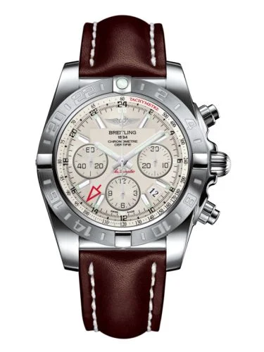 Breitling - AB042011.G745.437X Chronomat 44 GMT Stainless Steel / Sierra Silver / Calf