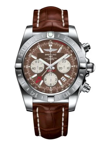 Breitling - AB042011.Q589.737P Chronomat 44 GMT Stainless Steel / Metallica Brown / Croco
