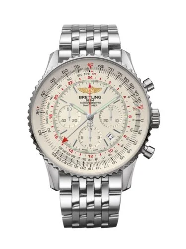 Breitling - AB044121/G783/443A Navitimer GMT Stainless Steel / Silver / Bracelet