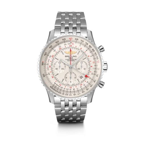 Breitling - AB0441211G1A1 Navitimer GMT Stainless Steel / Silver / Bracelet