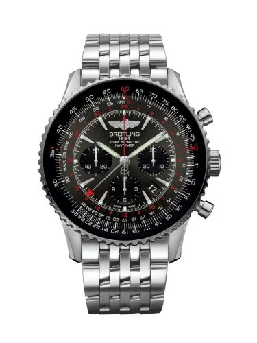 Breitling - AB04413A/F573/453A Navitimer GMT Stainless Steel / Grey / Bracelet