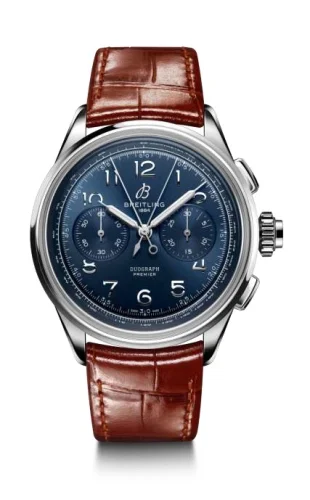 Breitling Breitling - AB1510171C1P1 Premier Heritage B15 Duograph 42 Stainless Steel / Blue