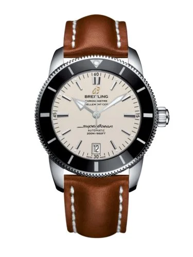 Breitling - AB201012.G827.433X/A20BA.1 Superocean Heritage II 42 Stainless Steel / Black / Silver / Calf / Pin