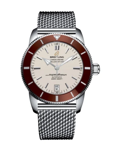 Breitling Breitling - AB201033.G827.154A Superocean Heritage II 42 Stainless Steel / Bronze / Silver / Milanese