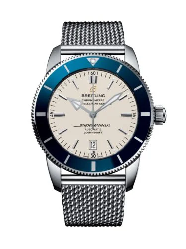 Breitling - AB202016/G828/152A Superocean Heritage II 46 Stainless Steel / Blue / Silver / Milanese