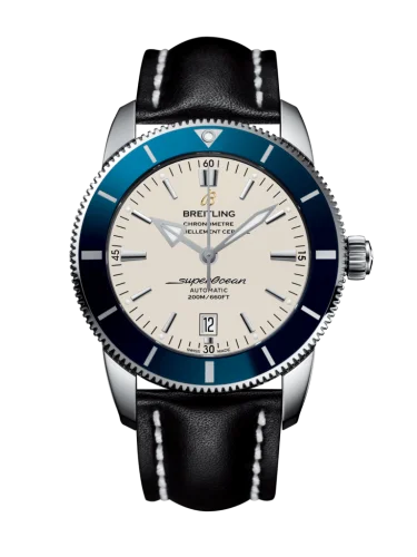 Breitling - AB202016/G828/441X/A20BA.1 Superocean Heritage II 46 Stainless Steel / Blue / Silver / Calf / Pin