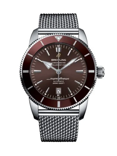 Breitling - AB202033/Q618/152A Superocean Heritage II 46 Stainless Steel / Bronze / Bronze / Milanese