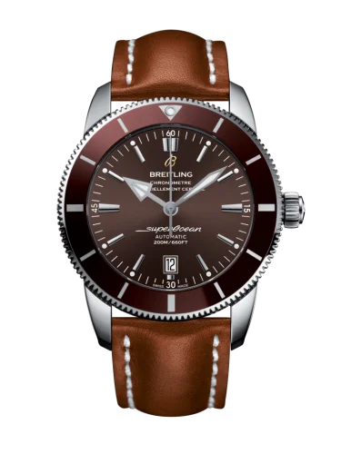 Breitling - AB202033/Q618/440X/A20D. Superocean Heritage II 46 Stainless Steel / Bronze / Bronze / Calf / Folding