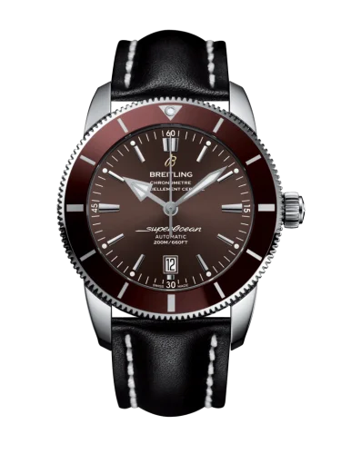 Breitling - AB202033/Q618/442X/A20D.1 Superocean Heritage II 46 Stainless Steel / Bronze / Bronze / Calf / Folding