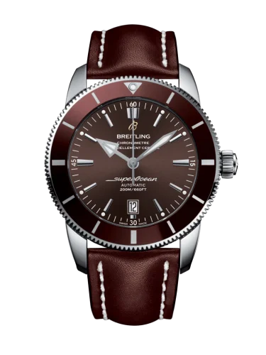 Breitling - AB202033/Q618/444X/A20D.1 Superocean Heritage II 46 Stainless Steel / Bronze / Bronze / Calf / Folding