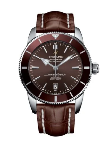 Breitling - AB202033/Q618/756P/A20BA.1 Superocean Heritage II 46 Stainless Steel / Bronze / Bronze / Croco / Pin
