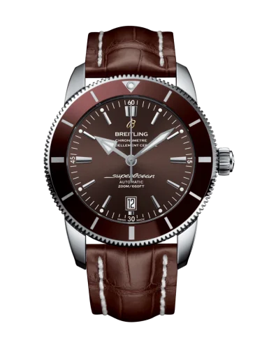 Breitling - AB202033/Q618/757P/A20D.1 Superocean Heritage II 46 Stainless Steel / Bronze / Bronze / Croco / Folding