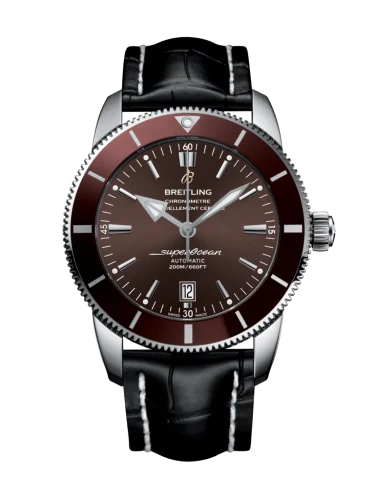 Breitling - AB202033/Q618/760P/A20BA.1 Superocean Heritage II 46 Stainless Steel / Bronze / Bronze / Croco / Pin