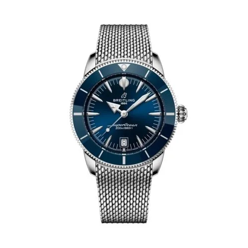 Breitling - AB3111161C1A1 Superocean Heritage B31 Automatic 42 Stainless Steel / Blue / Milanese