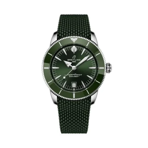 Breitling - AB3111361L1S1 Superocean Heritage B31 Automatic 42 Stainless Steel / Green / Rubber