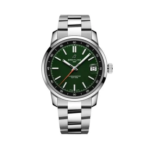 Breitling - AB3113171L1A1 Top Time B31 Stainless Steel / Green / Bracelet