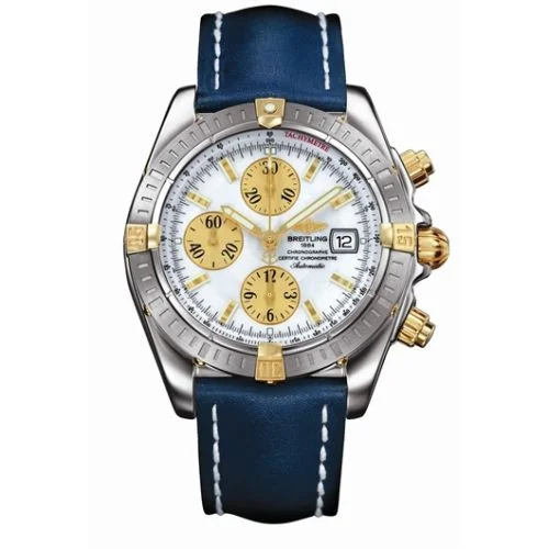 Breitling - B1335611/A571 Chronomat Evolution Stainless Steel / Yellow Gold / MOP