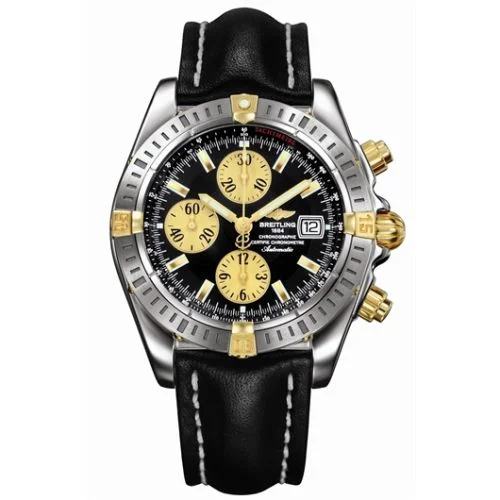 Breitling - B1335611/B720 Chronomat Evolution Stainless Steel / Yellow Gold / Black