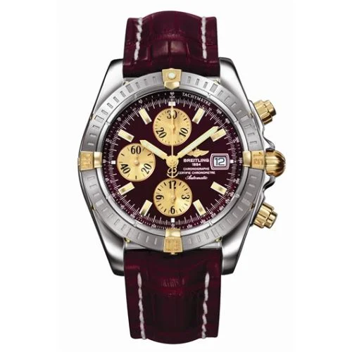 Breitling - B1335611/K505 Chronomat Evolution Stainless Steel / Yellow Gold / Black