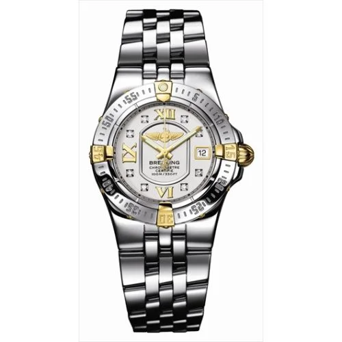 Breitling - B7134012.G662 Starliner 2008 Two Tone / Silver / Diamond