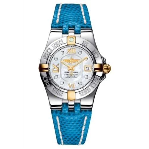 Breitling - B71340L2.A680.169Z Galactic 30 Two Tone MOP / Diamond / Blue Teju