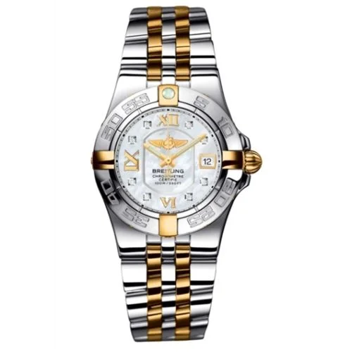 Breitling - B71340L2.A680.368D Galactic 30 Two Tone MOP / Diamond / Two Tone Bracelet