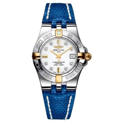 Breitling - B71340L2.A714.163Z Galactic 30 Two Tone White / Diamond / Teju
