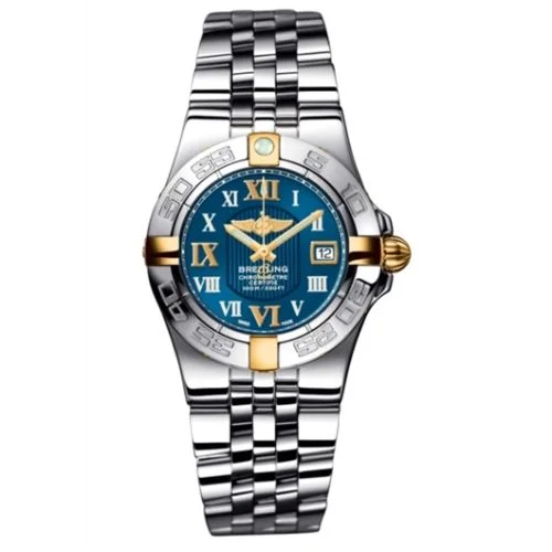 Breitling - B71340L2.C779.368A Galactic 30 Two Tone Blue / Roman / Bracelet