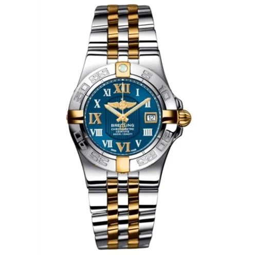 Breitling - B71340L2.C779.368D Galactic 30 Two Tone Blue / Roman / Two Tone Bracelet