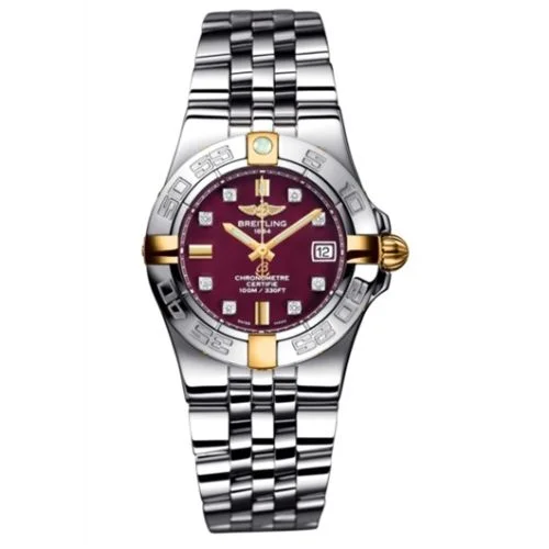 Breitling - B71340L2.K526.368A Galactic 30 Two Tone Red / Diamond / Bracelet