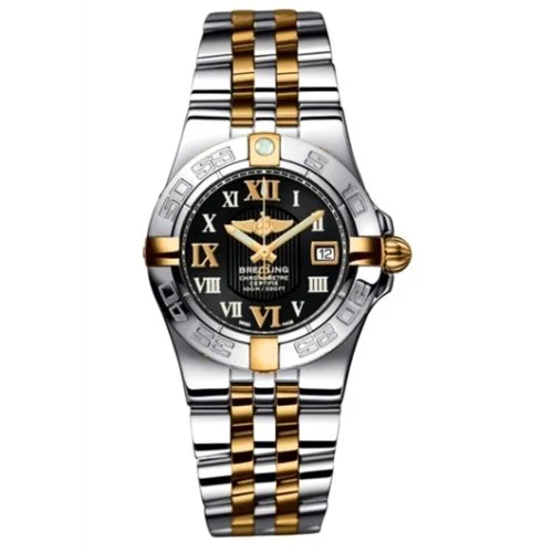 Breitling - B71340L2B951368D Galactic 30 Two Tone Black / Roman / Two-Tone Bracelet