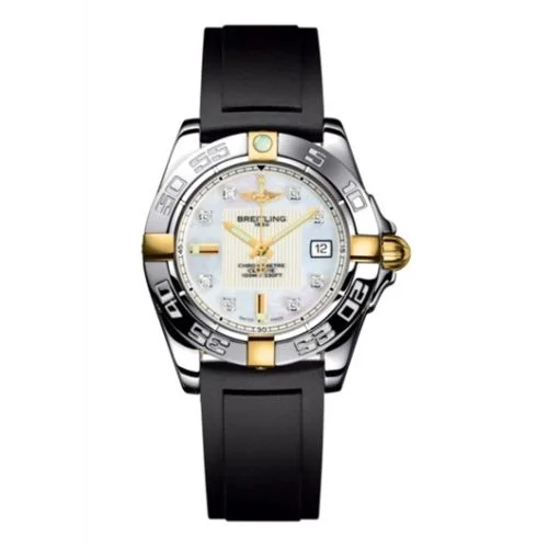 Breitling - B71356L2.A710.133S Galactic 32 Two Tone MOP / Diamond / Rubber