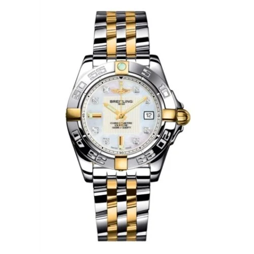 Breitling - B71356L2.A710.367D Galactic 32 Two Tone MOP / Diamond / Two Tone Bracelet