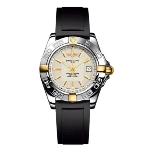 Breitling - B71356L2.G703.133S Galactic 32 Two Tone Silver / Rubber
