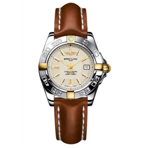 Breitling - B71356L2.G703.406X Galactic 32 Two Tone Silver / Calf