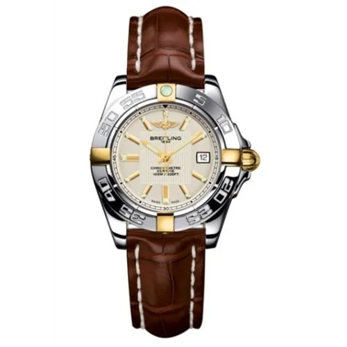 Breitling - B71356L2.G703.778P Galactic 32 Two Tone Silver / Alligator