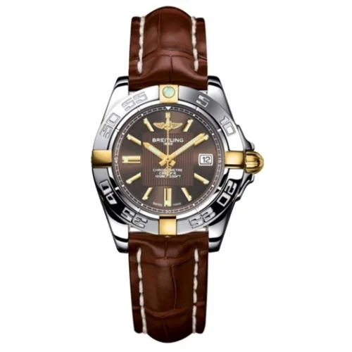Breitling - B71356L2.Q580.778P Galactic 32 Two Tone Bronze / Alligator