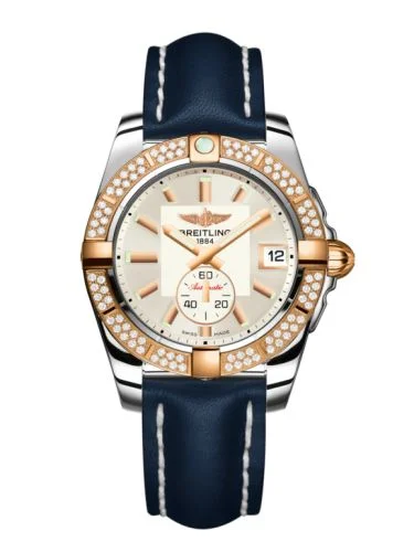 Breitling - C3733053.G714.242X Galactic 36 Automatic Stainless Steel / Rose Gold / Diamond / Stratus Silver / Sahara