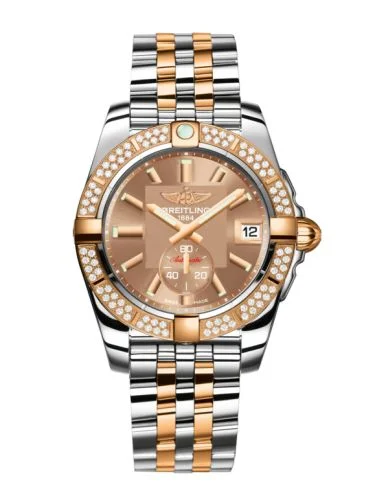 Breitling - C3733053.Q584.216X Galactic 36 Automatic Stainless Steel / Rose Gold / Diamond / Copperhead Bronze / Sahara
