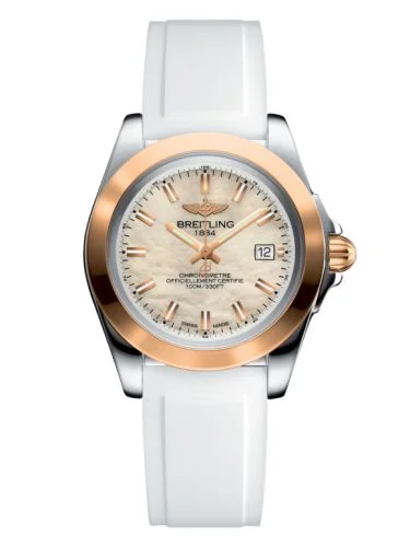 Breitling - C7133012/A802/238X/A14BA.1 Galactic 32 Sleek Edition Stainless Steel / Rose Gold / Pearl / Sahara