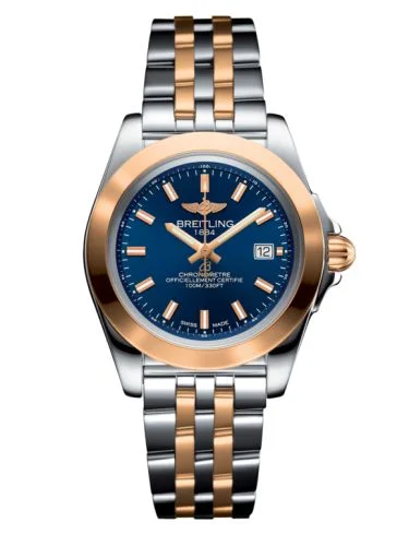 Breitling - C7133012/C952/212X/A14BA.1 Galactic 32 Sleek Edition Stainless Steel / Rose Gold / Horizon Blue / Sahara