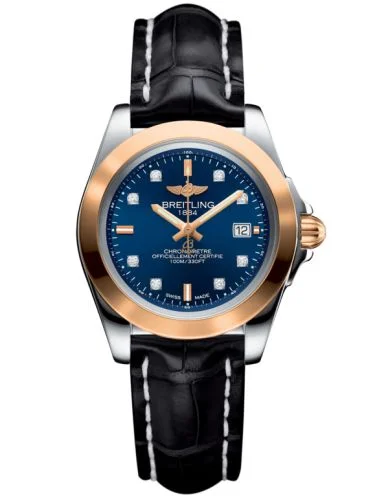 Breitling - C7133012/C967/792C Galactic 32 Sleek Edition Stainless Steel / Rose Gold / Horizon Blue Diamond / Bracelet