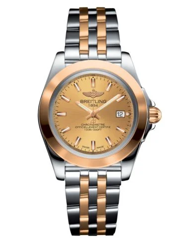 Breitling - C7133012/H549/211X/A14BA.1 Galactic 32 Sleek Edition Stainless Steel / Rose Gold / Golden Sun / Sahara