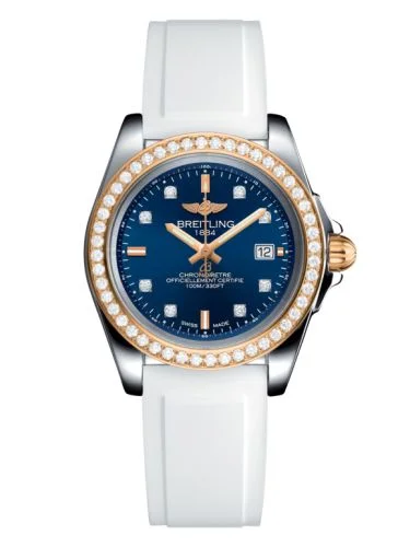 Breitling - C7133053/C967/212X/A14BA.1 Galactic 32 Sleek Edition Stainless Steel / Rose Gold / Diamond / Horizon Blue Diamond / Sahara